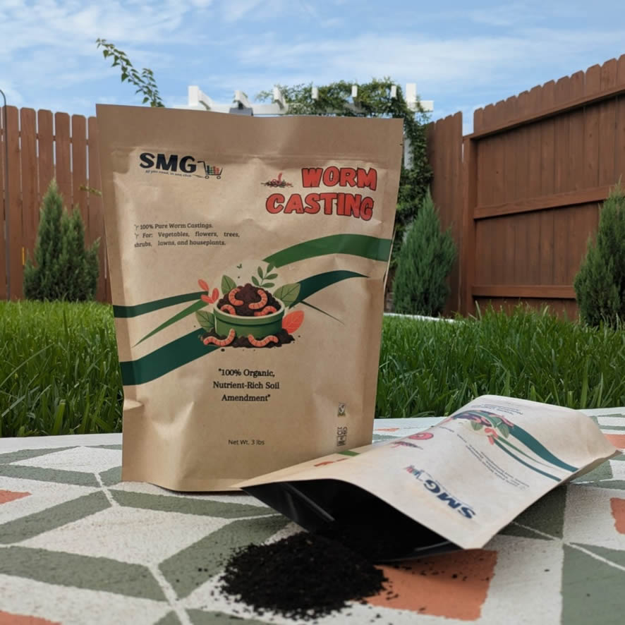 Worm Castings : Powerful Organic Fertilizer for All Plants - Image 7