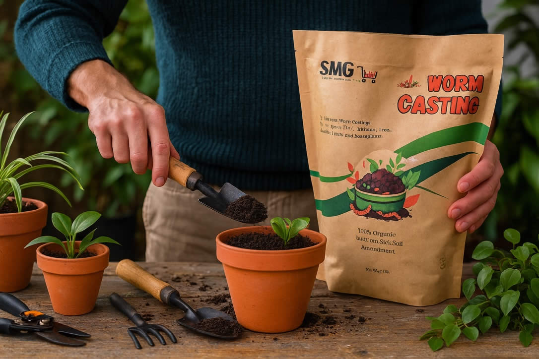 Worm Castings : Powerful Organic Fertilizer for All Plants - Image 9
